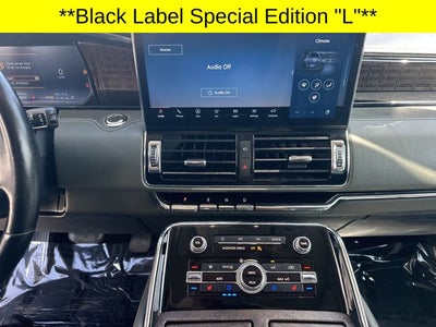 2022 Lincoln Navigator L Black Label Special Edition Pkg