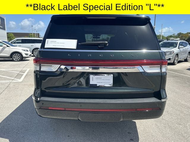 2022 Lincoln Navigator L Black Label Special Edition Pkg
