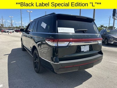 2022 Lincoln Navigator L Black Label Special Edition Pkg
