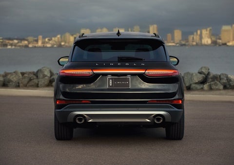 The rear lighting of the 2025 Lincoln Corsair® SUV spans the entire width of the vehicle. | Wallace Lincoln in Fort Pierce FL