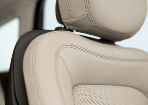 Fine craftsmanship is shown through a detailed image of front-seat stitching. | Wallace Lincoln in Fort Pierce FL
