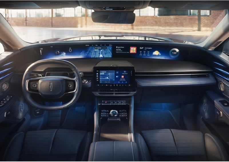 The panoramic display is shown in a 2026 Lincoln Nautilus® SUV. | Wallace Lincoln in Fort Pierce FL