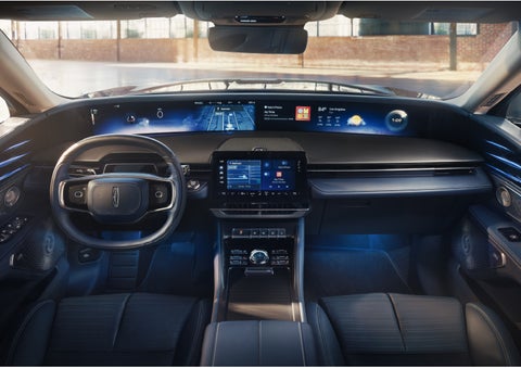 The panoramic display is shown in a 2026 Lincoln Nautilus® SUV. | Wallace Lincoln in Fort Pierce FL
