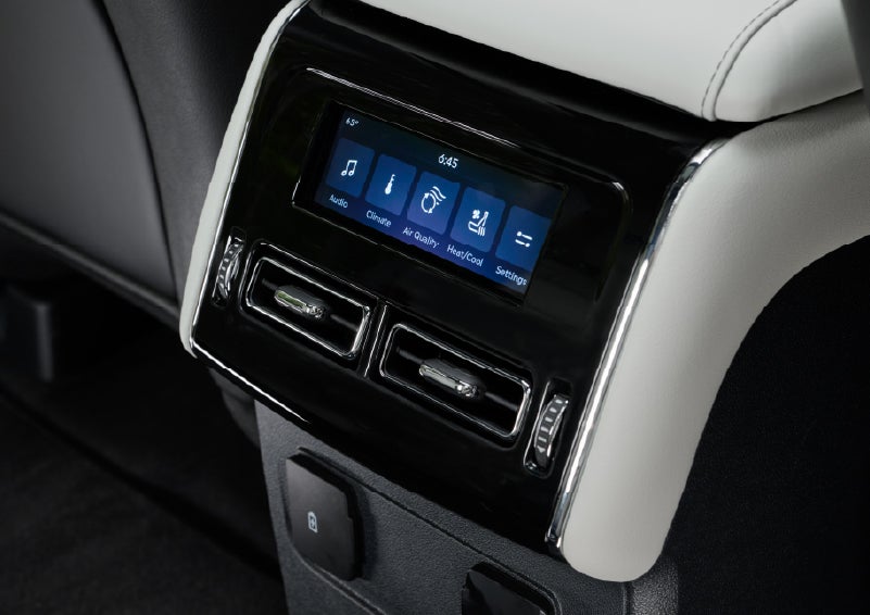 The second row touch screen displays audio and temperature control settings. | Wallace Lincoln in Fort Pierce FL