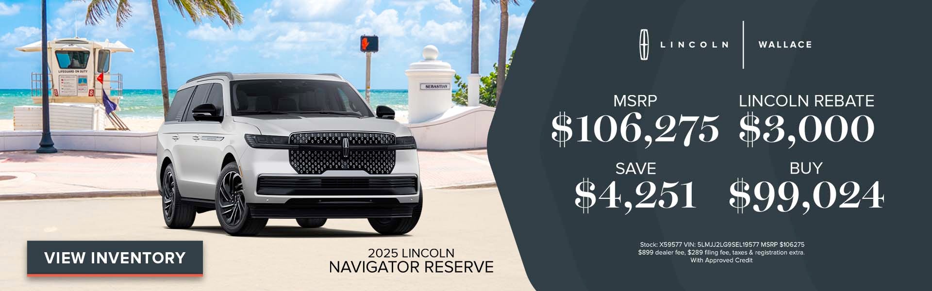 Lincoln Navigator Special Offer