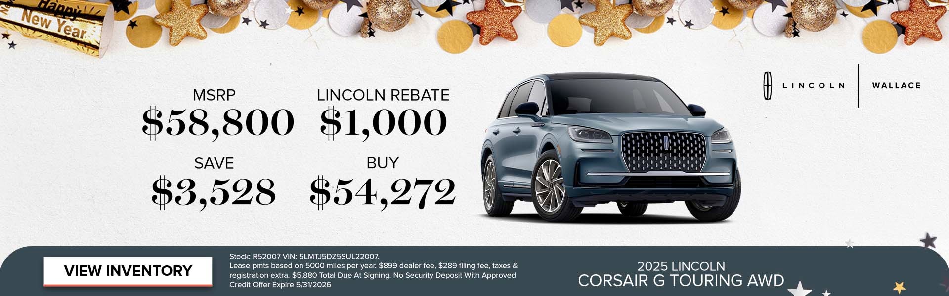 Lincoln Corsair Special Offer