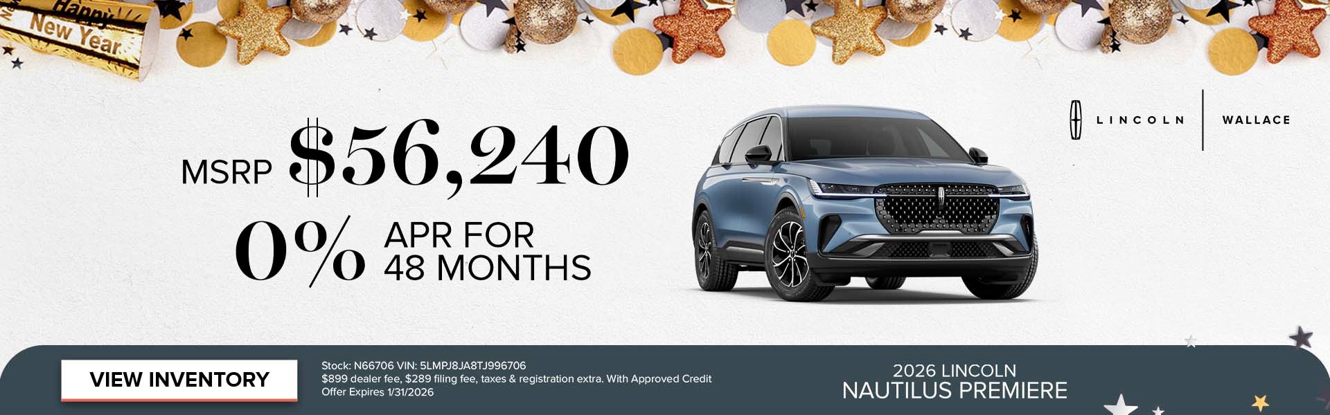 Lincoln Nautilus Special Offer